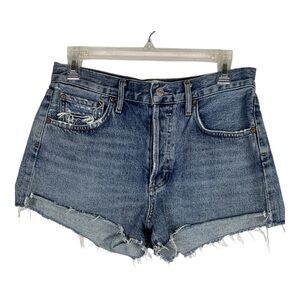 Agolde Parker Vintage Collection Denim Shorts Distressed Sz 26